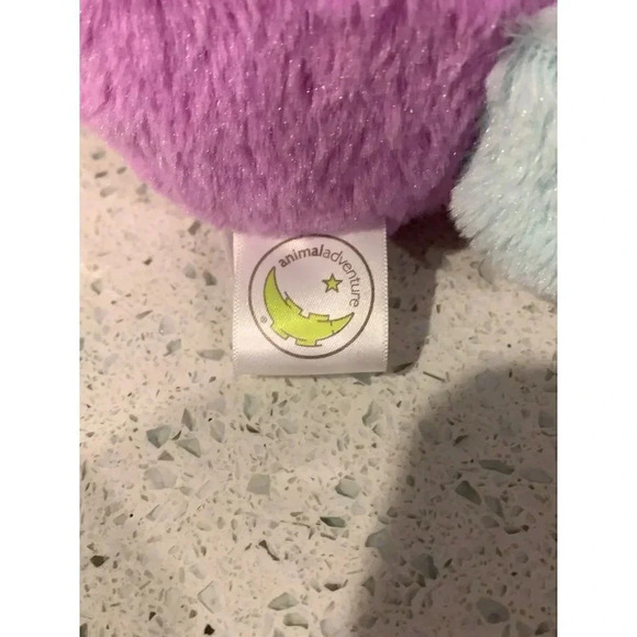 Animal Adventure Purple Unicorn Pony Sweet Sprout Plush b33 - Picture 5 of 5